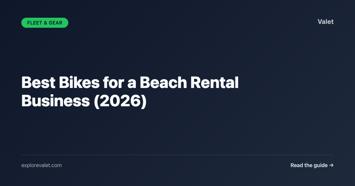 Best Bikes for a Beach Rental Business