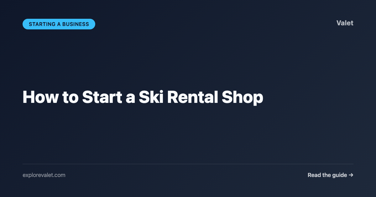 How to Start a Ski Rental Shop